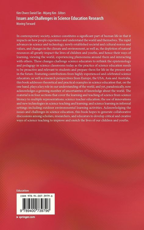 Produktbild: Issues and Challenges in Science Education Research