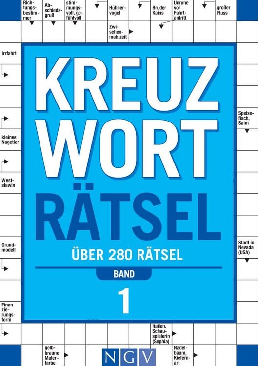 Produktbild: Kreuzwortr&auml;tsel &bull; Band 1 &Uuml;ber 280 R&auml;tsel f&uuml;r Erwachsene