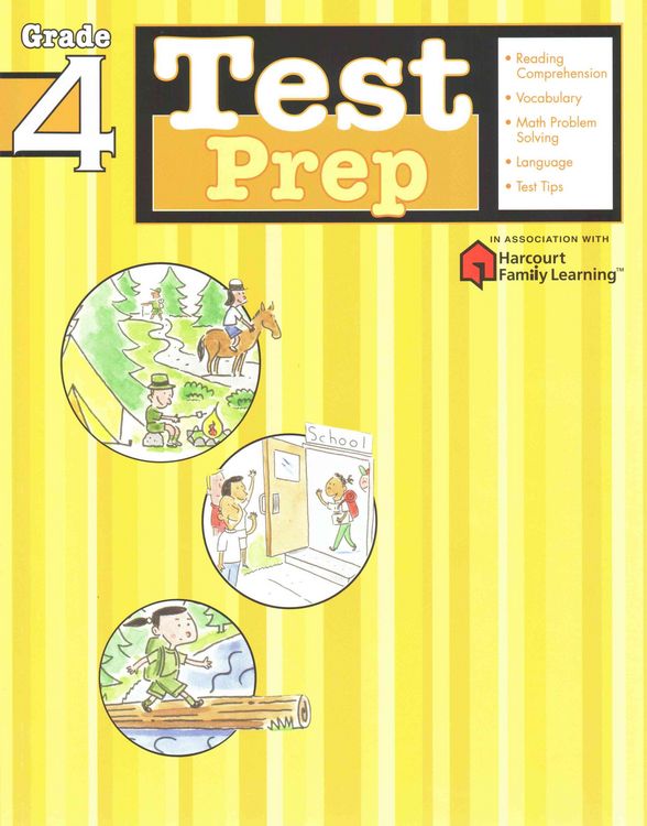 Produktbild: Test Prep: Grade 4 (Flash Kids Harcourt Family Learning)