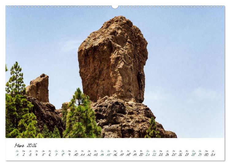 Produktbild: Gran Canaria - 365 Tage Fr&uuml;hling (hochwertiger Premium Wandkalender 2026 DIN A2 quer), Kunstdruck in Hochglanz