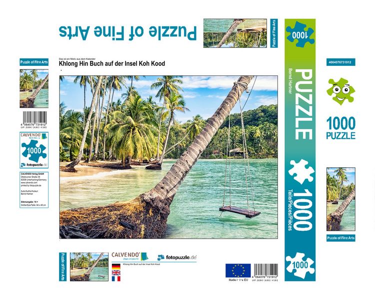 Produktbild: CALVENDO Puzzle Khlong Hin Buch auf der Insel Koh Kood | 1000 Teile Lege-Gr&ouml;&szlig;e 64x48cm Foto-Puzzle f&uuml;r gl&uuml;ckliche Stunden