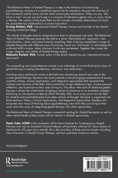 Produktbild: The Relational Heart of Gestalt Therapy