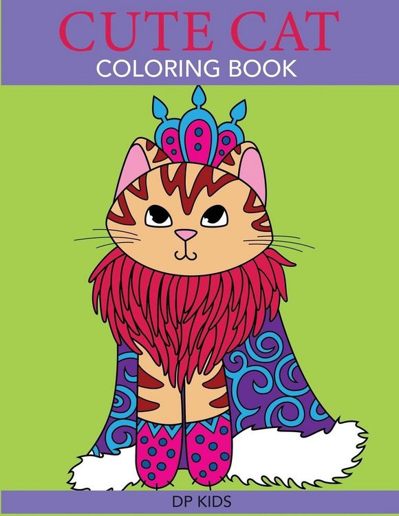 Produktbild: Cute Cat Coloring Book