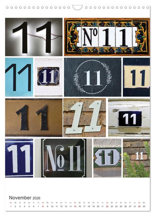 Produktbild: Das Jahr in Zahlen (Wandkalender 2026 DIN A3 hoch), CALVENDO Monatskalender