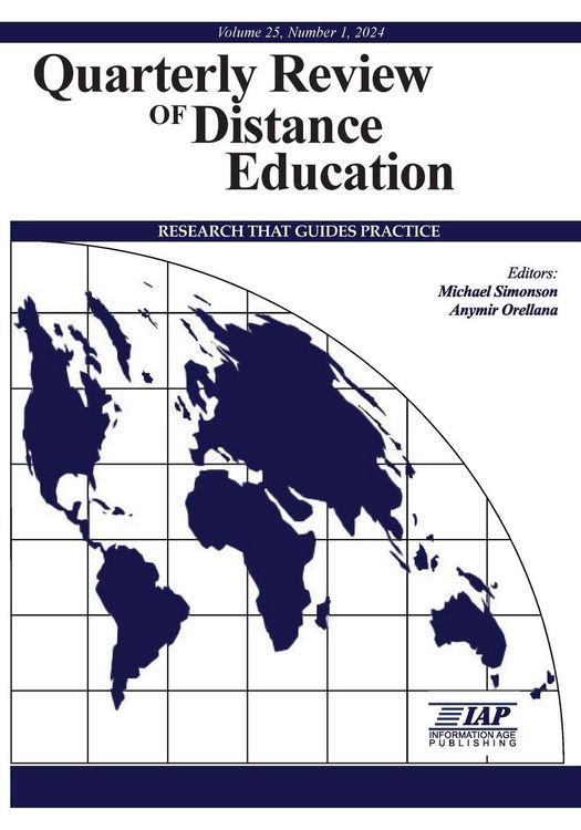 Produktbild: Quarterly Review of Distance Education Vol 25 Issue 1