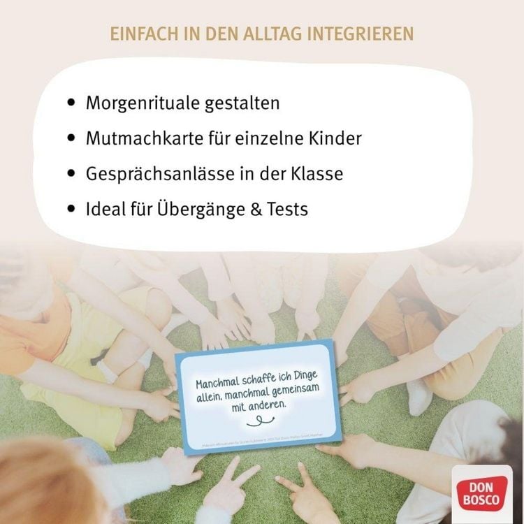 Produktbild: Schritt f&uuml;r Schritt! 3 x 30 Mut-mach-Affirmationen f&uuml;r Kinder in der Grundschule