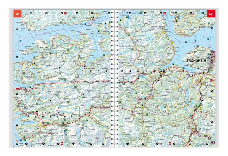 Produktbild: Freytag & berndt Autoatlas Norwegen 1:250.000