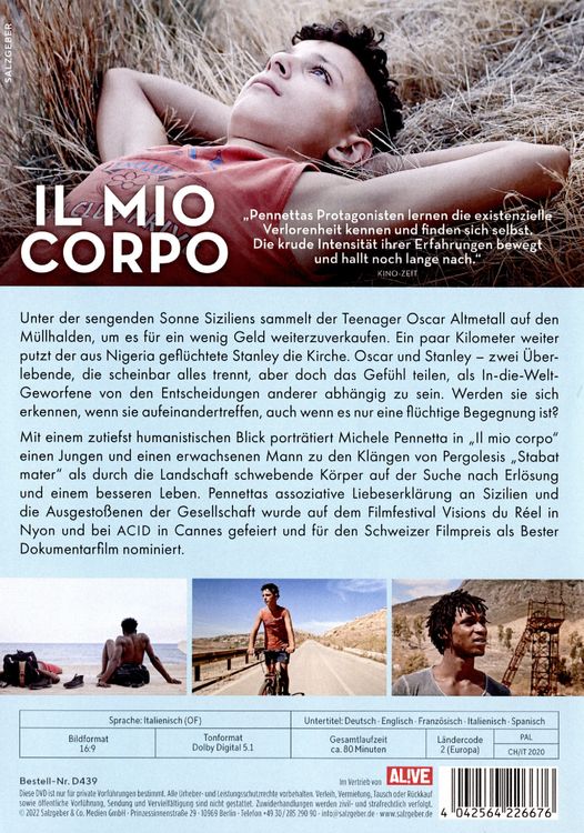 Produktbild: Il mio corpo (OmU)