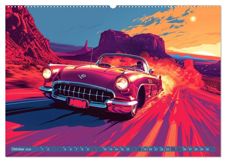 Produktbild: Speed Symphony (hochwertiger Premium Wandkalender 2026 DIN A2 quer), Kunstdruck in Hochglanz