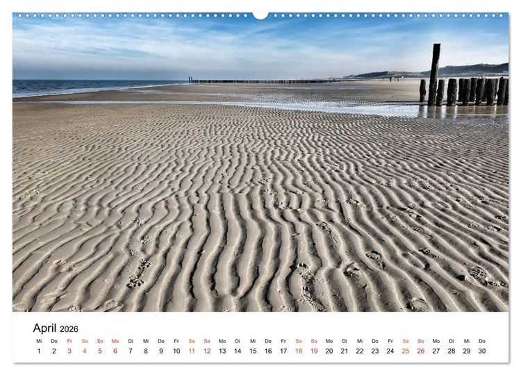 Produktbild: Wieder an der Nordsee (hochwertiger Premium Wandkalender 2026 DIN A2 quer), Kunstdruck in Hochglanz