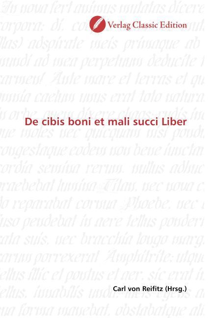 Produktbild: Cibis boni et mali succi Liber