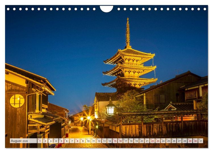 Produktbild: JAPAN Reise durch Zeit und Sch&ouml;nheit (Wandkalender 2026 DIN A4 quer), CALVENDO Monatskalender