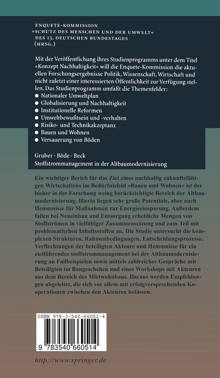 Produktbild: Stoffstrommanagement in der Altbaumodernisierung