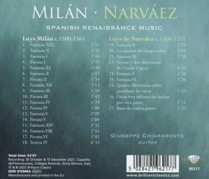 Produktbild: Milan & Narvaez:Spanish Renaissance Music