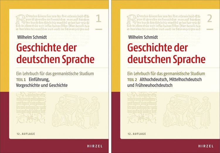 Produktbild: Geschichte der deutschen Sprache. Teil 1 und 2