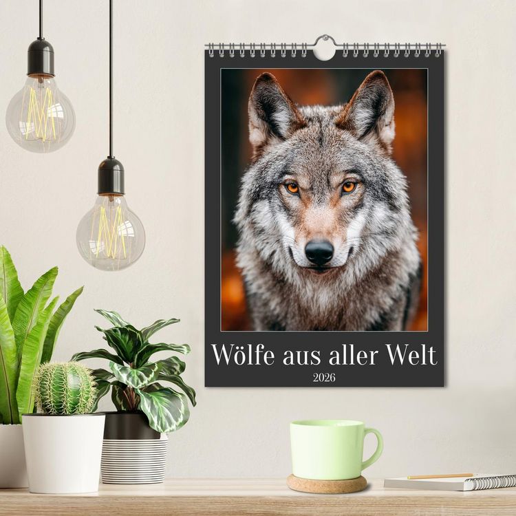 Produktbild: W&ouml;lfe aus aller Welt (Wandkalender 2026 DIN A4 hoch), CALVENDO Monatskalender