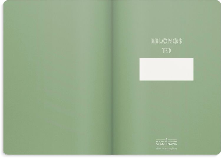 Produktbild: Burde Notizbuch Deluxe A5 gr&uuml;n
