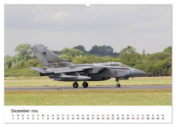 Produktbild: Milit&auml;rjets Panavia Tornado (hochwertiger Premium Wandkalender 2026 DIN A2 quer), Kunstdruck in Hochglanz