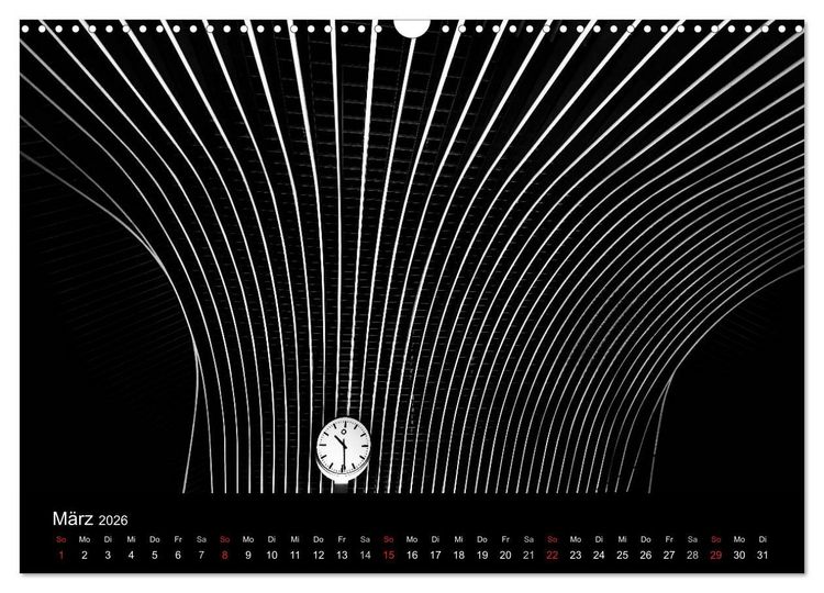 Produktbild: Black-Schwarz-Noir 2026 (Wandkalender 2026 DIN A3 quer), CALVENDO Monatskalender