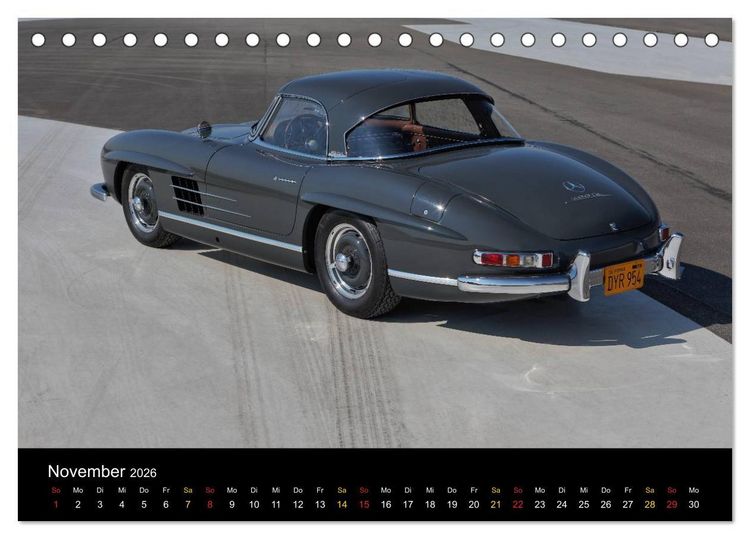 Produktbild: 300 SL Collectors Edition 2 (Tischkalender 2026 DIN A5 quer), CALVENDO Monatskalender
