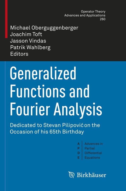 Produktbild: Generalized Functions and Fourier Analysis