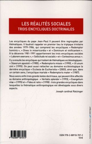 Produktbild: La th&eacute;matique anthropologique : trois encycliques doctrinales