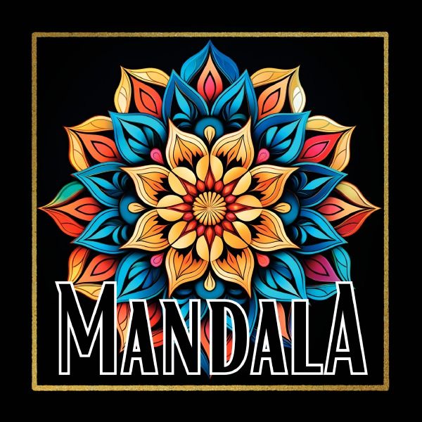 Produktbild: Black Midnight- Mandala / Mandala Malbuch &bdquo;Black&ldquo;