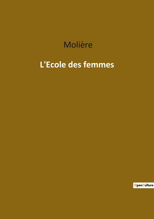 Produktbild: L'Ecole des femmes