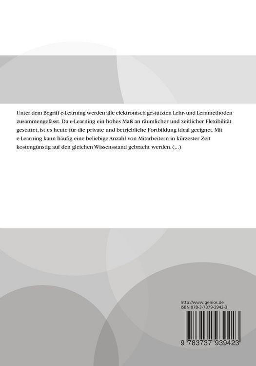 Produktbild: e-Learning