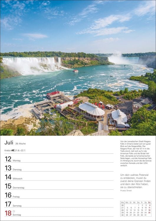 Produktbild: Kanada Wochenplaner 2027 - Eine Reise in 53 Bildern