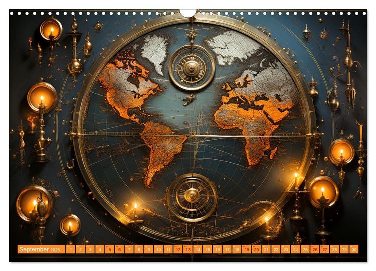 Produktbild: Antike Wegweiser (Wandkalender 2026 DIN A3 quer), CALVENDO Monatskalender
