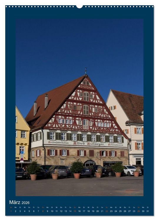 Produktbild: Esslingen am Neckar - Sehenswertes (hochwertiger Premium Wandkalender 2026 DIN A2 hoch), Kunstdruck in Hochglanz