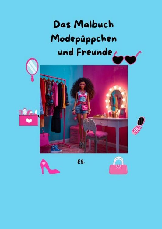 Produktbild: Malbuch das Modep&uuml;ppchen f&uuml;r die Gr&ouml;&szlig;eren und Erwachsene