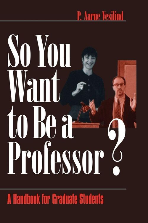 Produktbild: So You Want to Be a Professor?