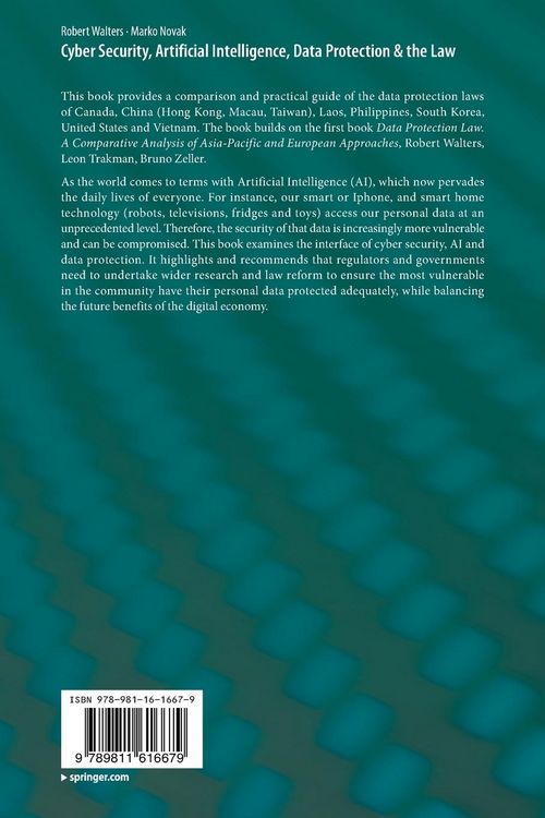 Produktbild: Cyber Security, Artificial Intelligence, Data Protection & the Law