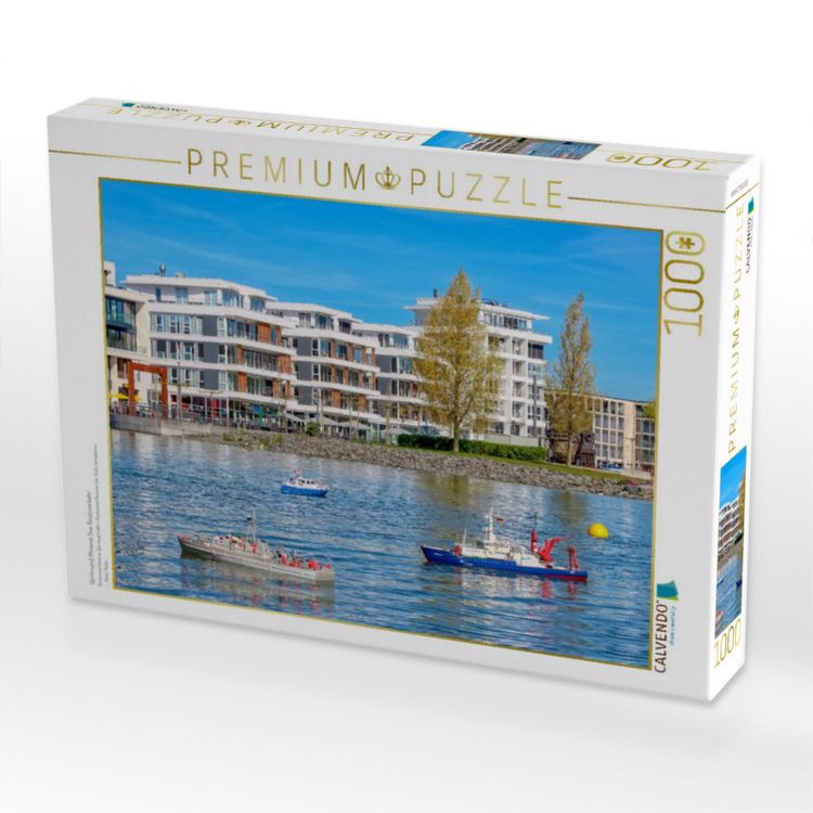 Produktbild: CALVENDO Puzzle Dortmund Phoenix See Bootsverkehr | 1000 Teile Lege-Gr&ouml;&szlig;e 64x48cm Foto-Puzzle f&uuml;r gl&uuml;ckliche Stunden