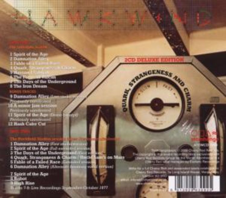 Produktbild: Hawkwind: Quark,Strangeness And Charm (2CD)
