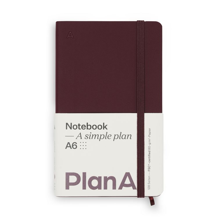Produktbild: Notizbuch A6 Softcover Cozy Fig Punktiert, 128 Seiten