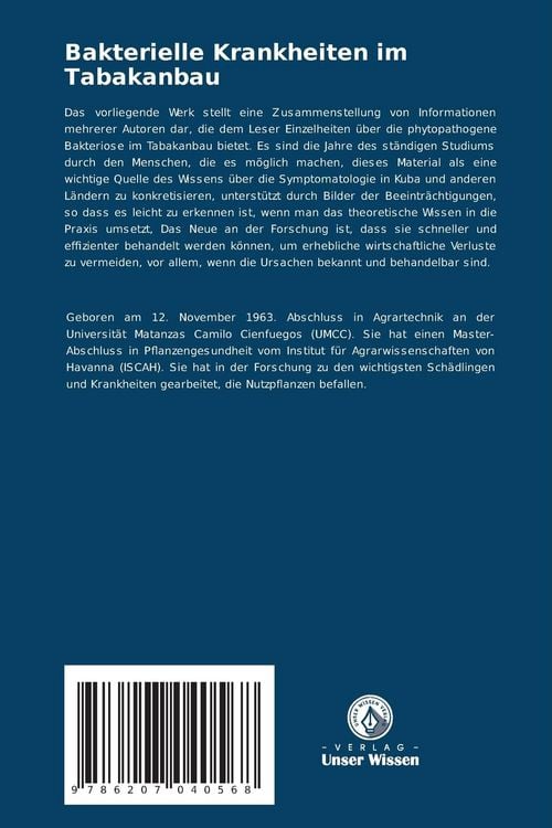 Produktbild: Bakterielle Krankheiten im Tabakanbau