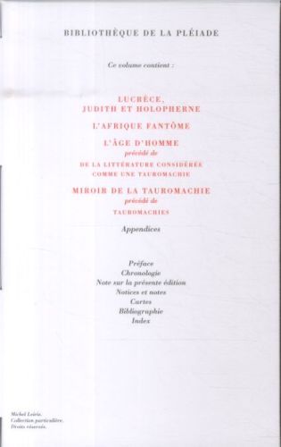 Produktbild: L'&acirc;ge d'homme, pr&eacute;c&eacute;d&eacute; de L'Afrique fant&ocirc;me