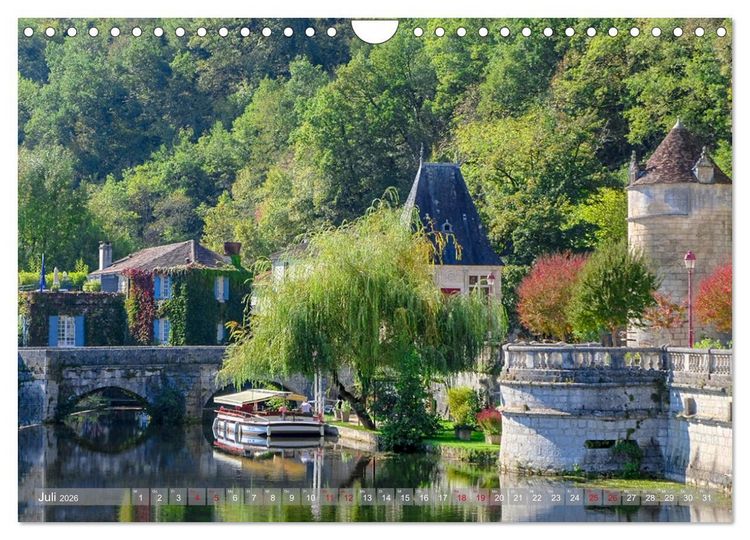 Produktbild: Dordogne Mon Amour (Wandkalender 2026 DIN A4 quer), CALVENDO Monatskalender