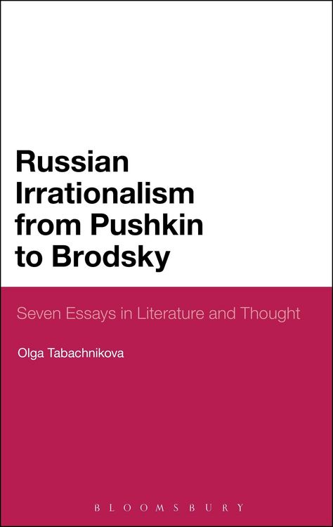 Produktbild: Russian Irrationalism from Pushkin to Brodsky
