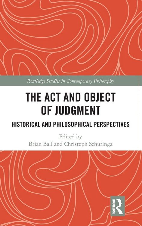 Produktbild: The Act and Object of Judgment