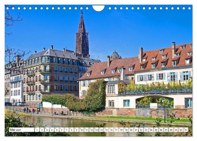 Produktbild: Stra&szlig;burg &ndash; Geschichte und Flair im Herzen Europas (Wandkalender 2027 DIN A4 quer), CALVENDO Monatskalender