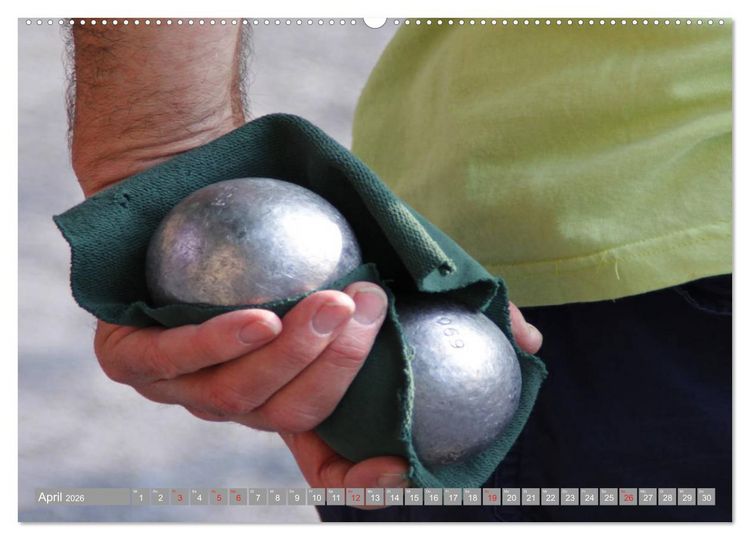 Produktbild: Boule. Konzentration - Sport - Entspannung (Wandkalender 2026 DIN A2 quer), CALVENDO Monatskalender