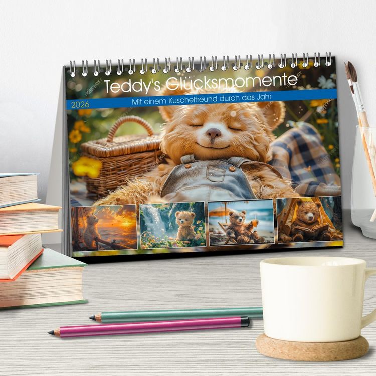 Produktbild: Abenteuer eines Taddyb&auml;ren (Tischkalender 2026 DIN A5 quer), CALVENDO Monatskalender