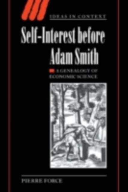 Produktbild: Self-Interest before Adam Smith
