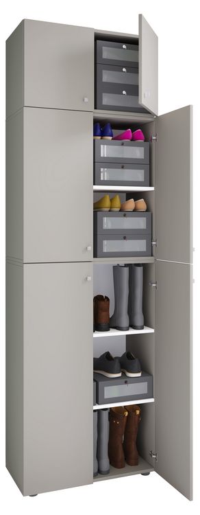 Produktbild: XXL Schuhschrank Kleiderschrank Schrank Lona 5f A