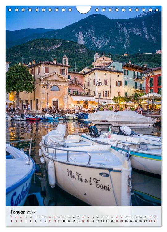 Produktbild: Malcesine - Eine Perle des Gardasees (Wandkalender 2027 DIN A4 hoch), CALVENDO Monatskalender