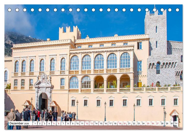 Produktbild: Monaco - Reiseziel am Mittelmeer (Tischkalender 2026 DIN A5 quer), CALVENDO Monatskalender